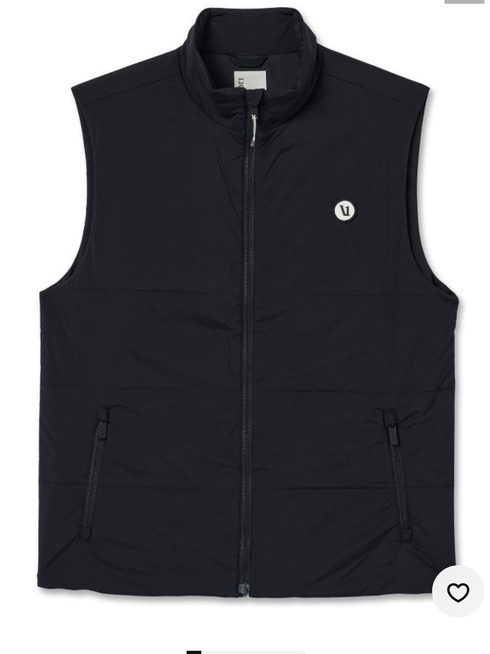 VUORI Echo Insulated Vest 2.0 | Black Large